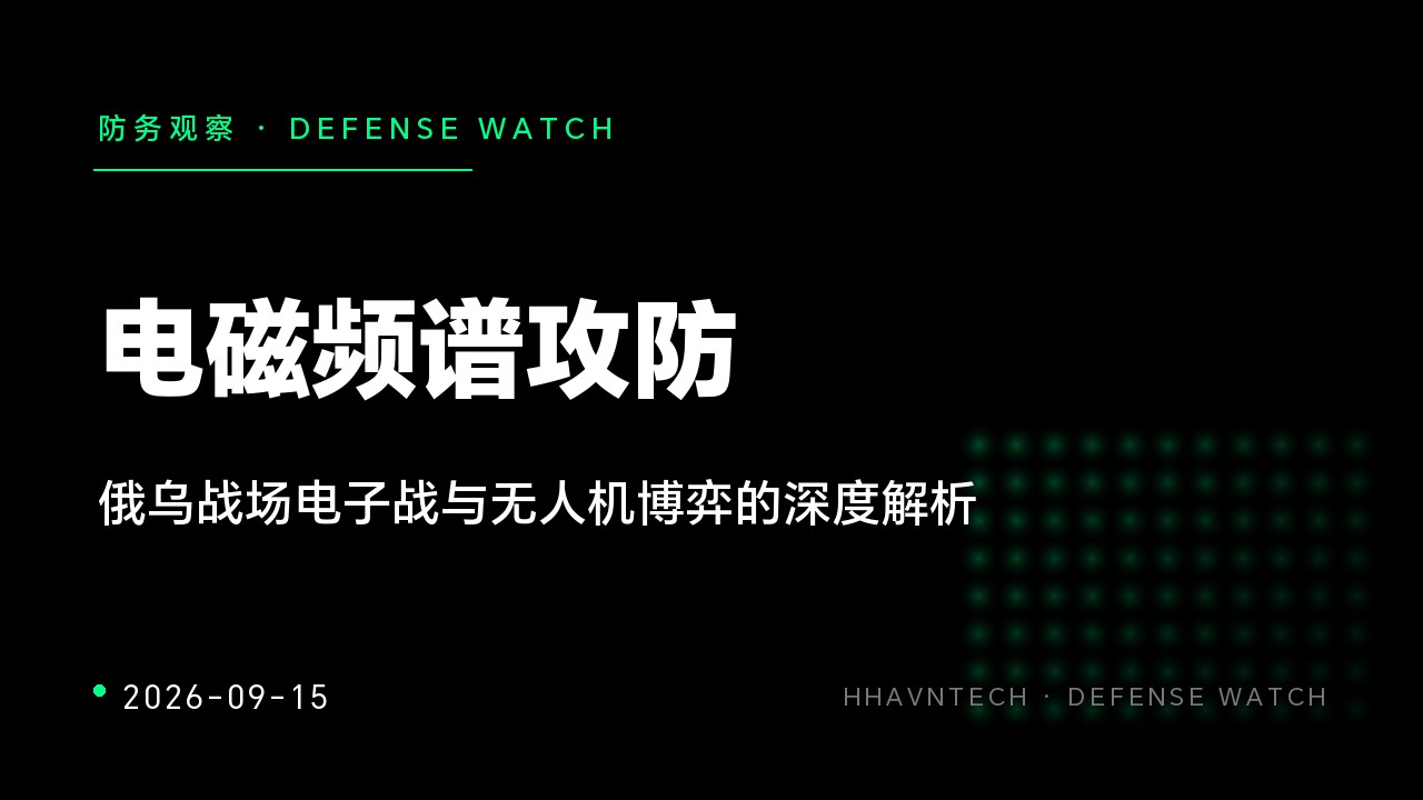 电磁频谱攻防:俄乌战场电子战与无人机博弈的深度解析