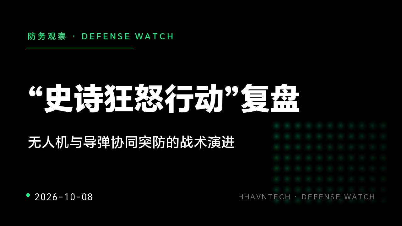 “史诗狂怒行动”复盘:无人机与导弹协同突防的战术演进